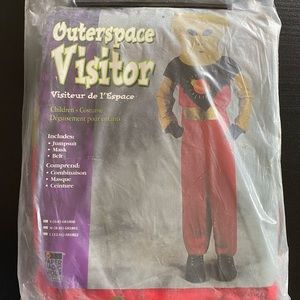 Vintage Outerspace Visitor Alien Costume Childrens Size Small